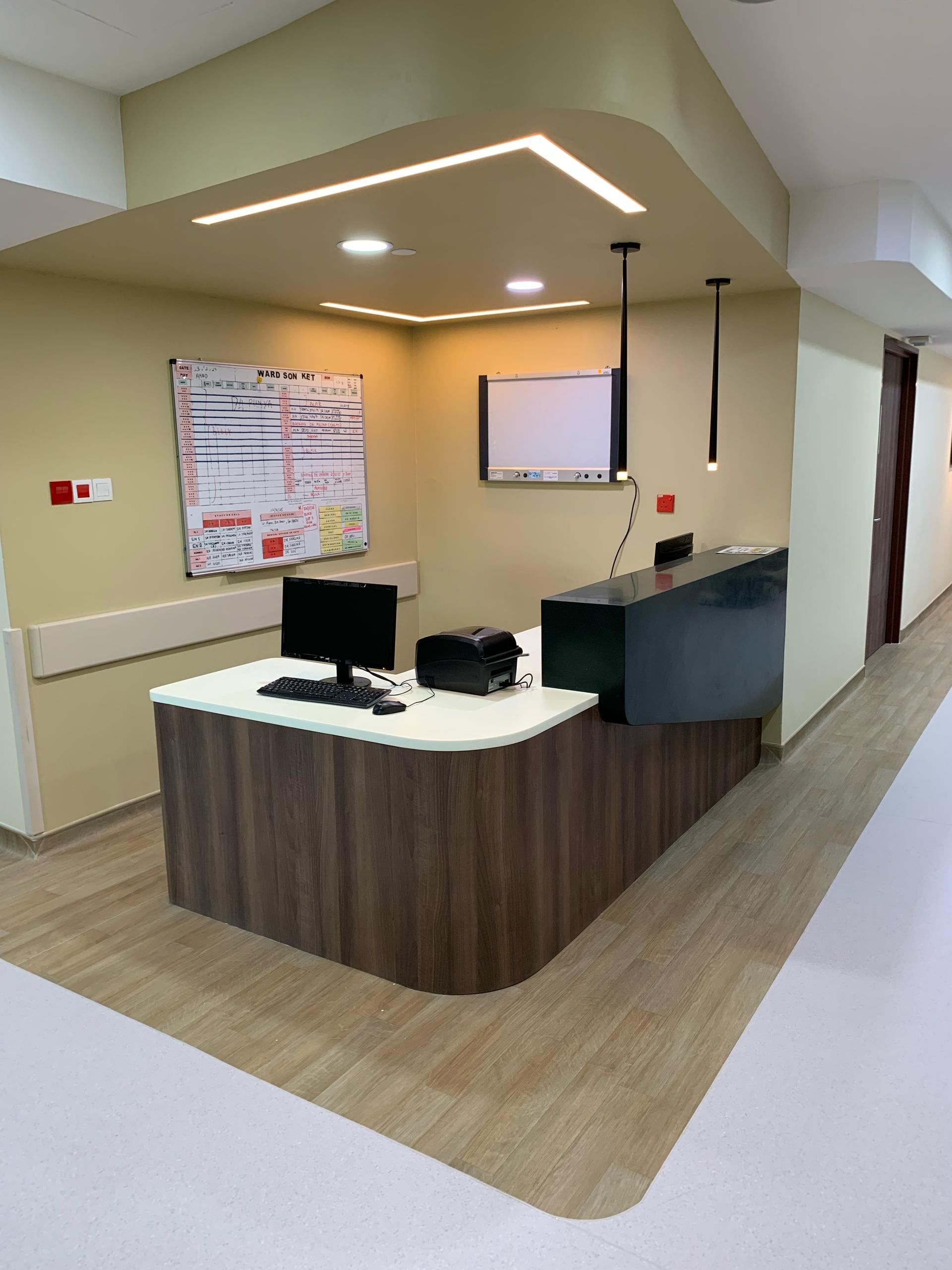 Nurse Station and Hallway